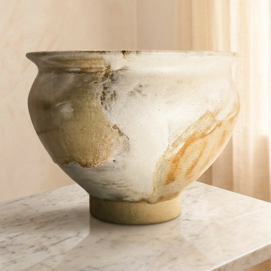 Matte Art Greek Vase Bowl