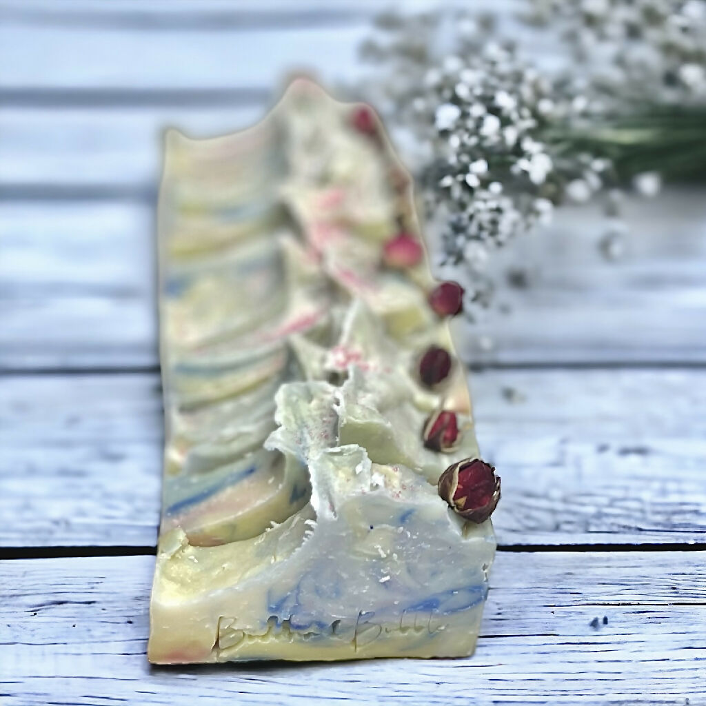 Soap Bar with Rose Geranium Essential Oil Small and Large Size