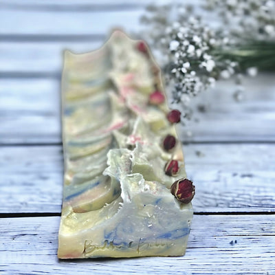 Soap Bar with Rose Geranium Essential Oil Small and Large Size