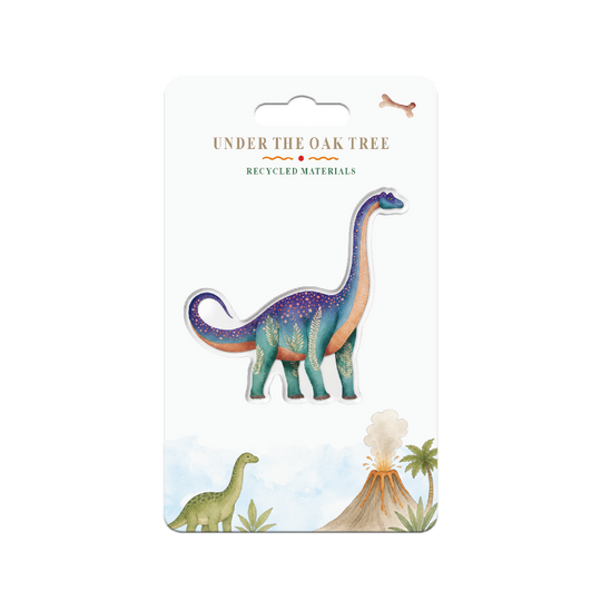 Badge - Dinosaur Brachiosaurus Natural History Brooch Gift
