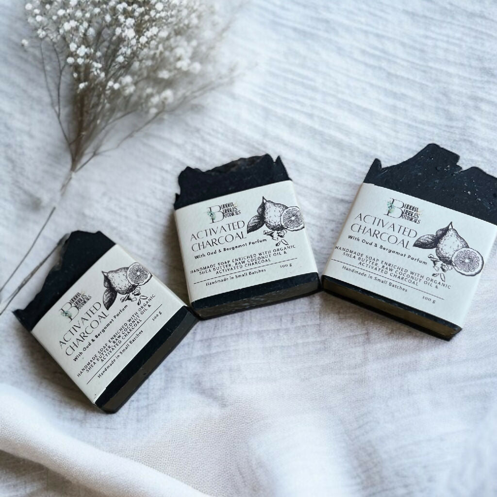 Soap Bar with Activated Charcoal Small and Large Size