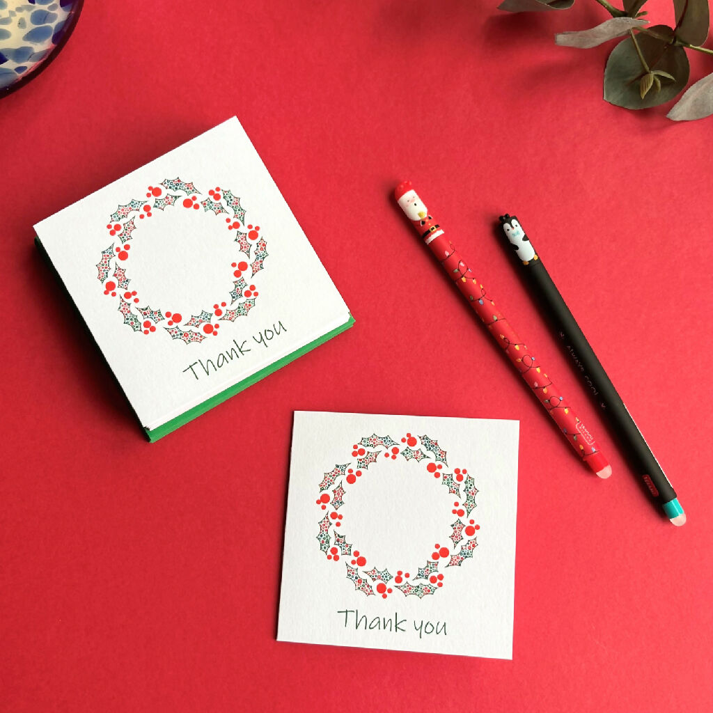 Christmas Mini Thank You Cards