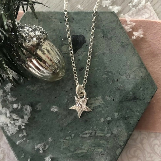 Silver Star Necklace