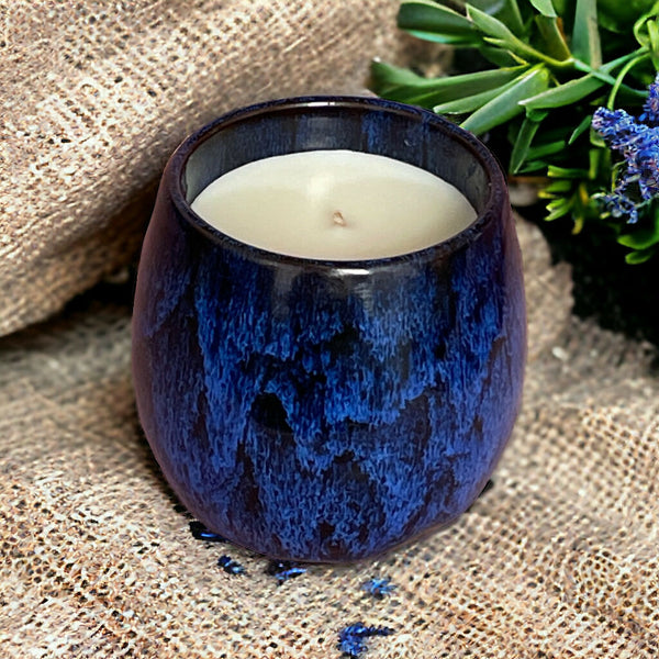 Girl Cave Coffee Cup Candle With Essential Oils Cedarwood, Geranium, Cypress and Ylang Ylang