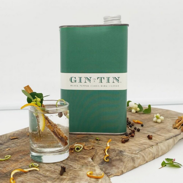 London Dry Black Pepper, Cassia Bark & Cloves Gin In A Tin | 50cl Tin