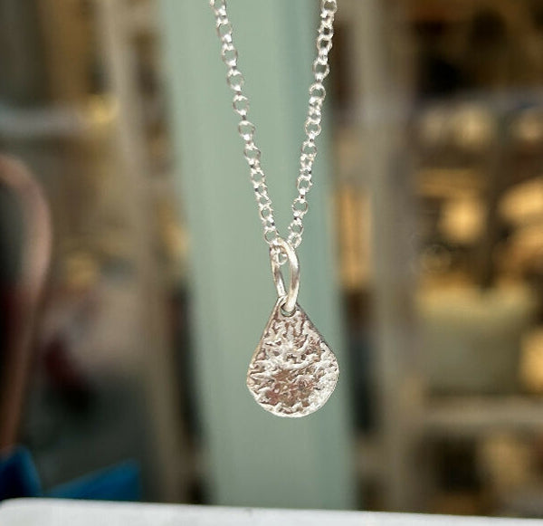 Mermaid silver necklace