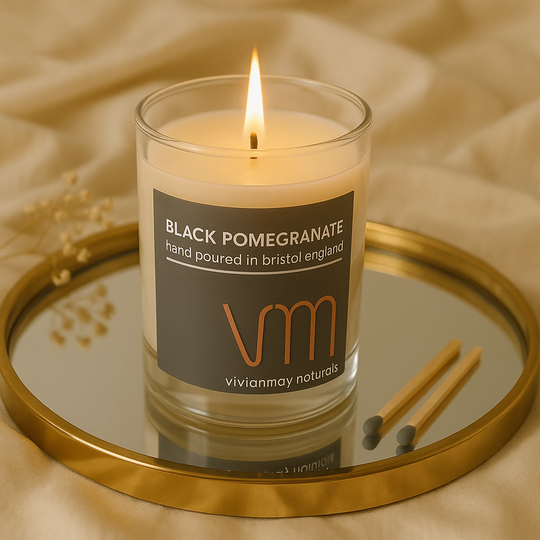 Black Pomegranate Soy Candle