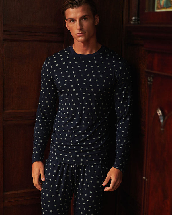 Men's Bamboo Pyjama Set - Let it Snow!