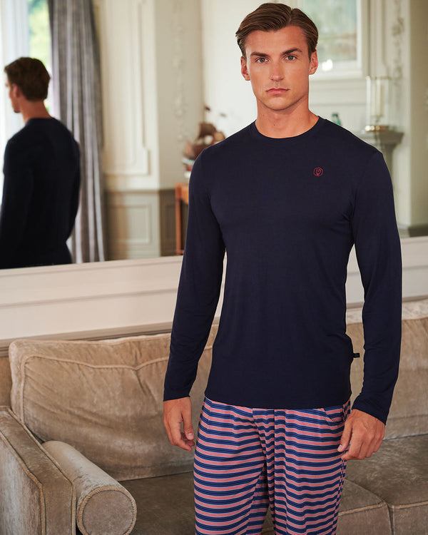 Men's Bamboo Pyjama Set - London Stripe