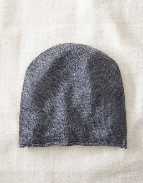 Unisex Luxury Merino Wool Beanie Hat – Charcoal
