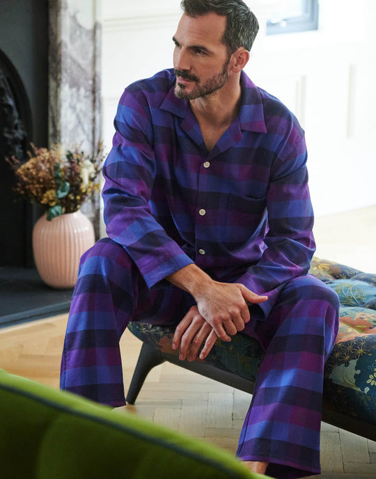 Men's Brushed Cotton Pyjama Set –  Berwick Check