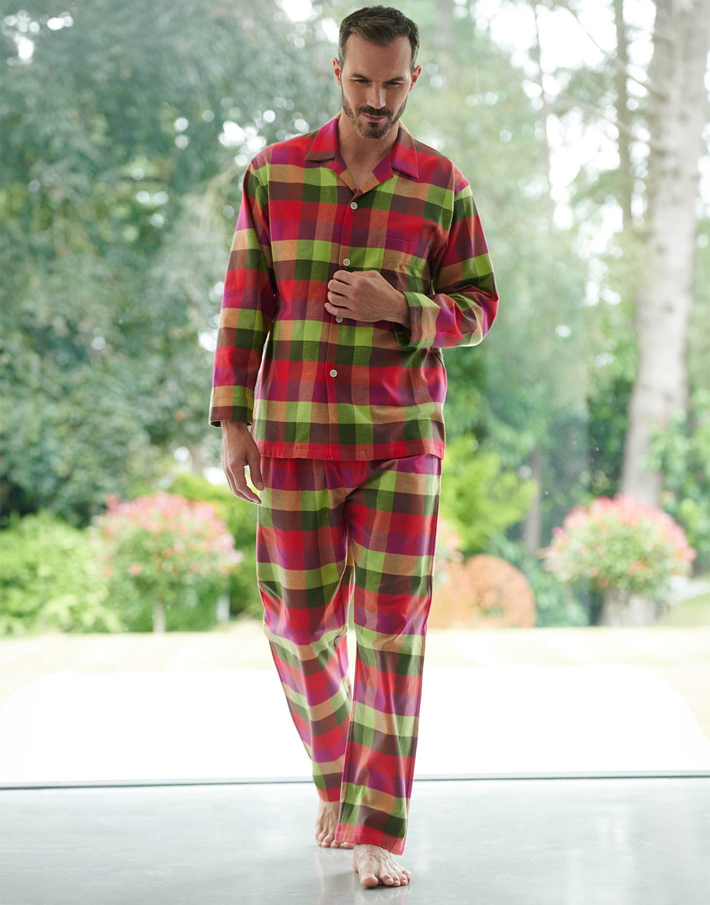 Men's Brushed Cotton Pyjama Set – Eskdale Check