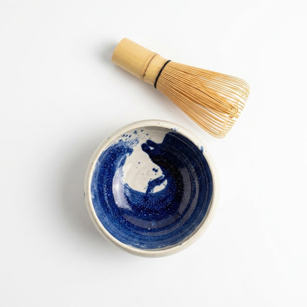Matcha cup blue tide top