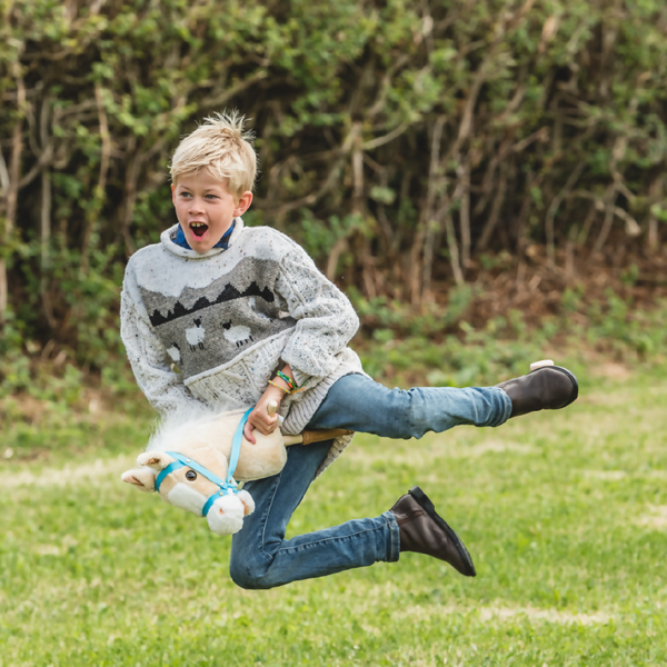 The Pipsqueak Priddy - Sheep Scene Knitted Jumper