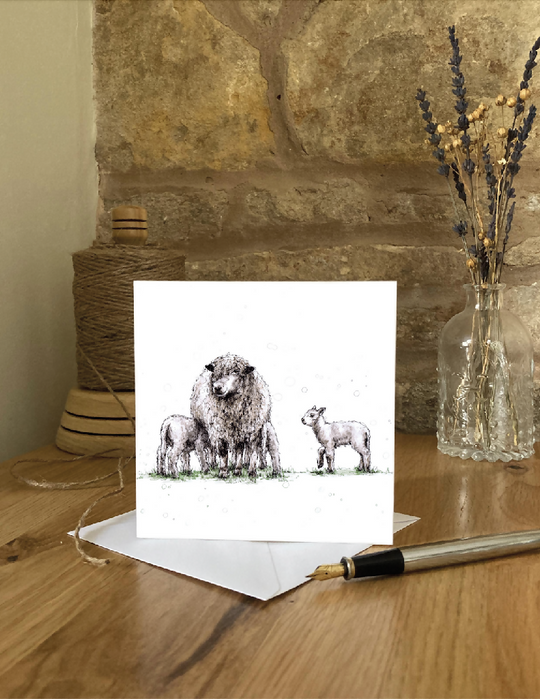 Three's a Crowd | Greetings Card