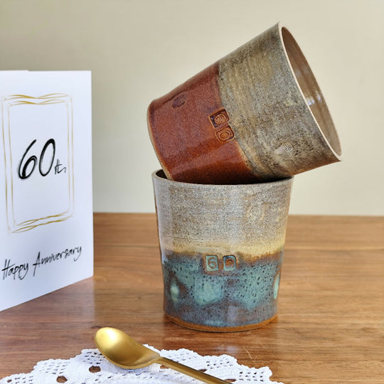 Handmade 60th Birthday And Anniversary Mug Tumbler