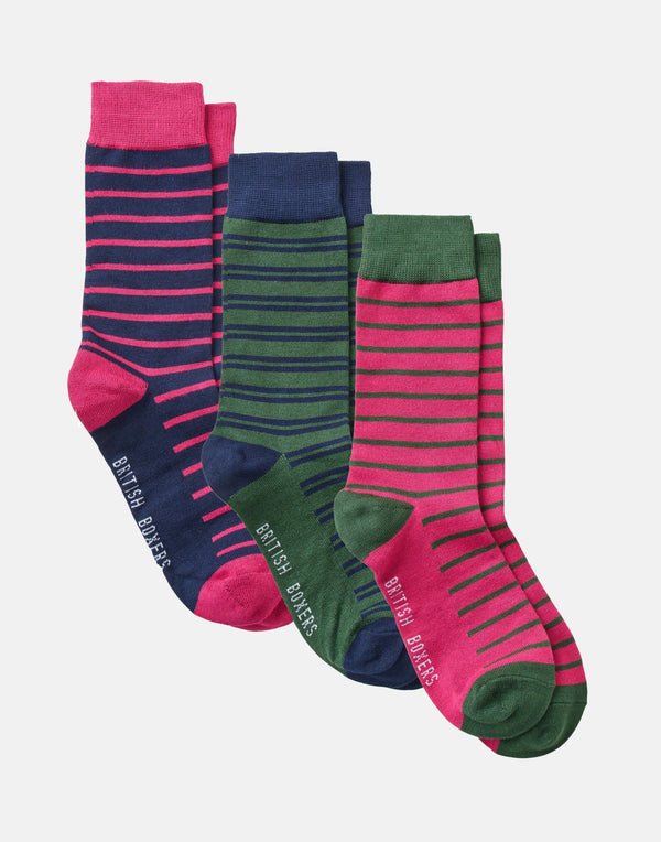 Men's Three-Pair Bamboo Sock Gift Box – Heritage