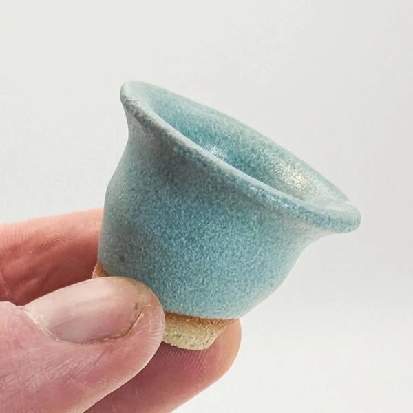 Mini vase turquoise granite hold