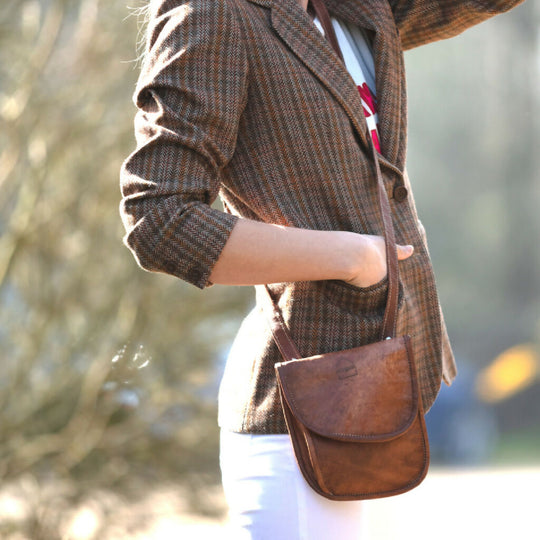 The Kenitra Travel Pouch in Tan