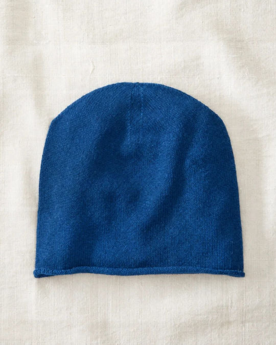 Unisex Luxury Merino Wool Beanie Hat – Moody Blue