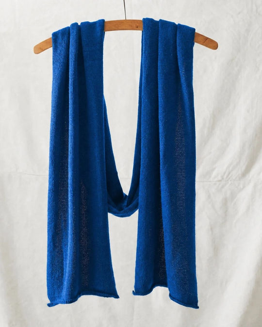 Unisex Luxury Merino Wool Scarf – Moody Blue