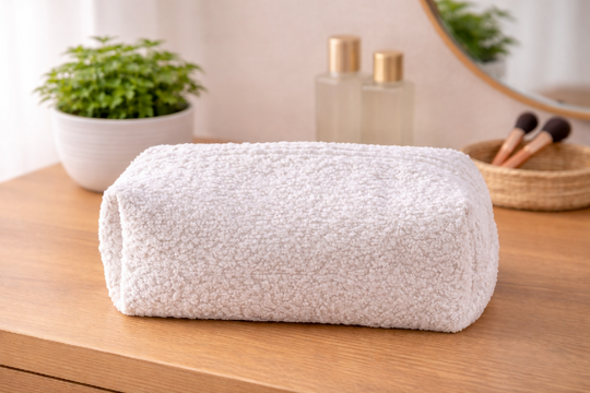 Handmade Sherpa Wash Bag – Travel Toiletries Organizer