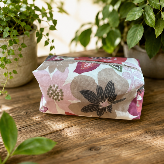 Handmade Pomegranate Wash Bag 