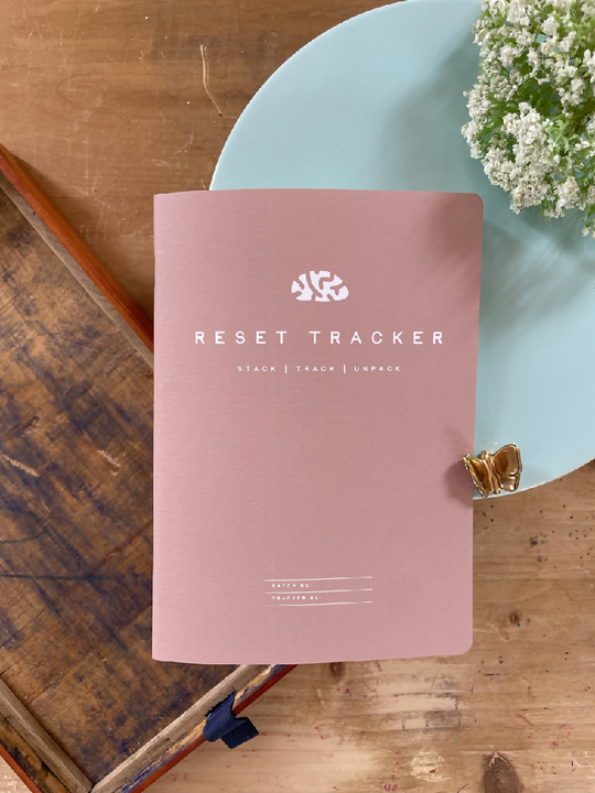 Reset Tracker Notebook in Dusky Pink