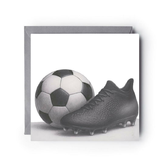 Goal! The Hand Drawn Football Greeting Card for Every Sports Fan