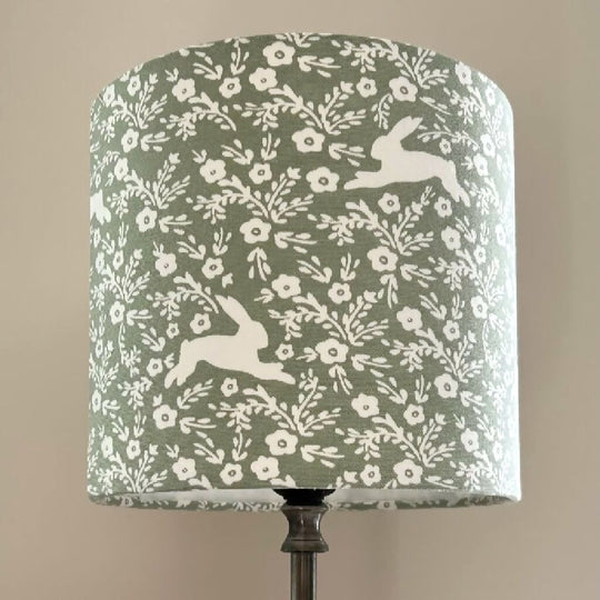 'Cream Hares & Flowers' Lampshade