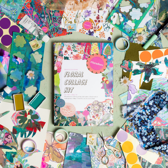 Floral Collage Kit