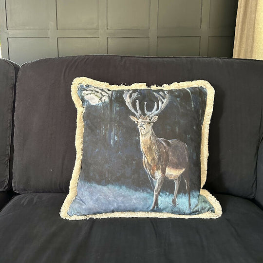 Stag cushion