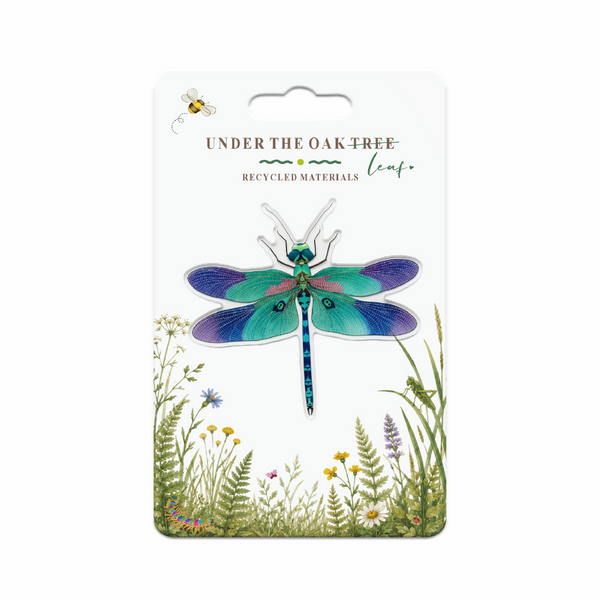 Badge - Dragonfly Wildlife Nature, Insect Gift Brooch
