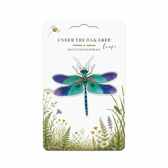 Badge - Dragonfly Wildlife Nature, Insect Gift Brooch