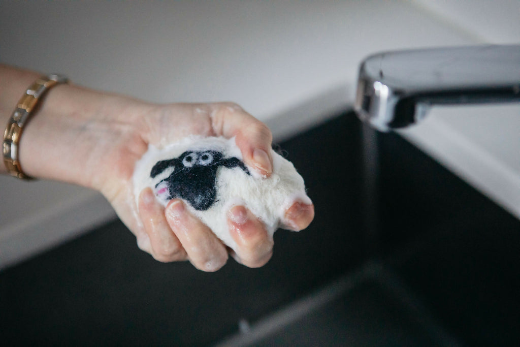 Shaun the Sheep x Little Beau Sheep Felted Soap