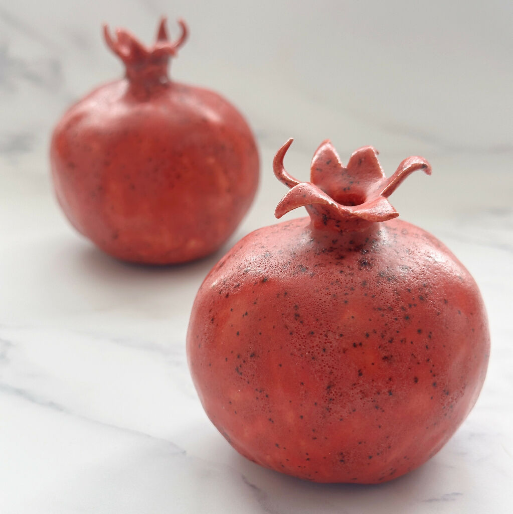 Handmade Ceramic Pomegranate