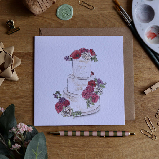 Wedding Cake Greeting Card