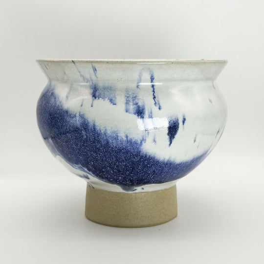 Blue tide Moon vase