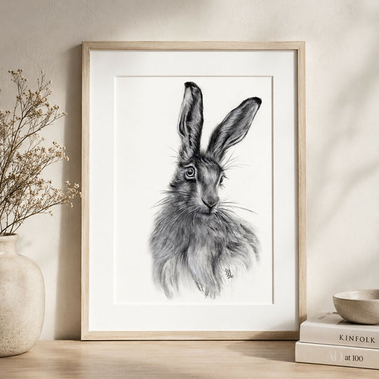 Hare Study – Original Wildlife Artwork