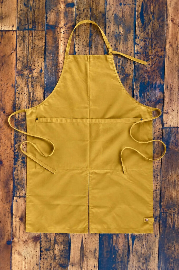 Makers Full Bib - Dry Waxed Cotton