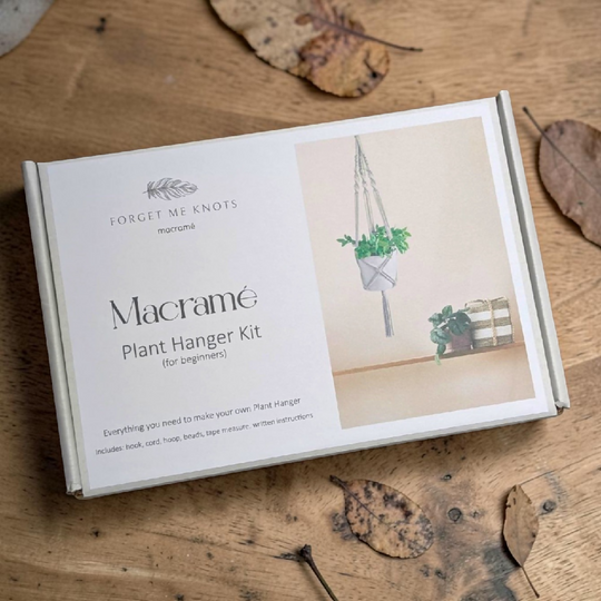 Macrame Plant Hanger Kit - Beginner