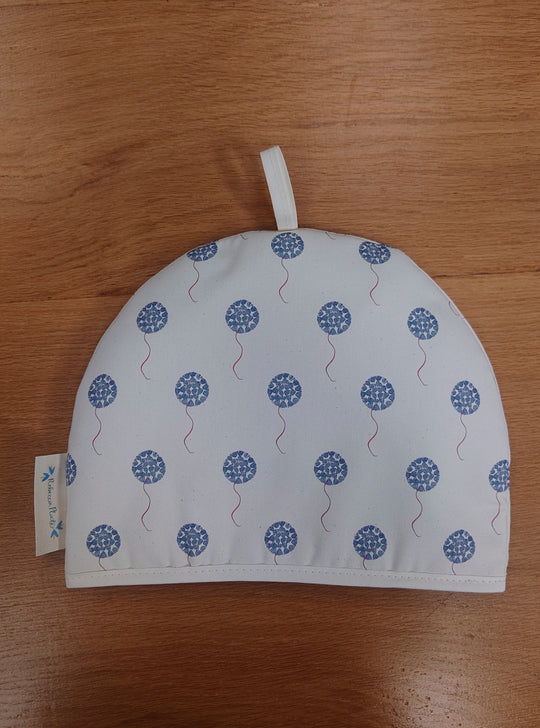 Organic Tea Cosy - Machair Floret Blue