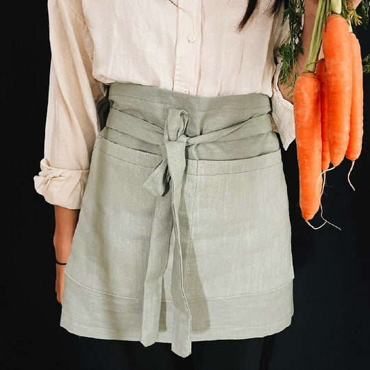 Linen Half Apron