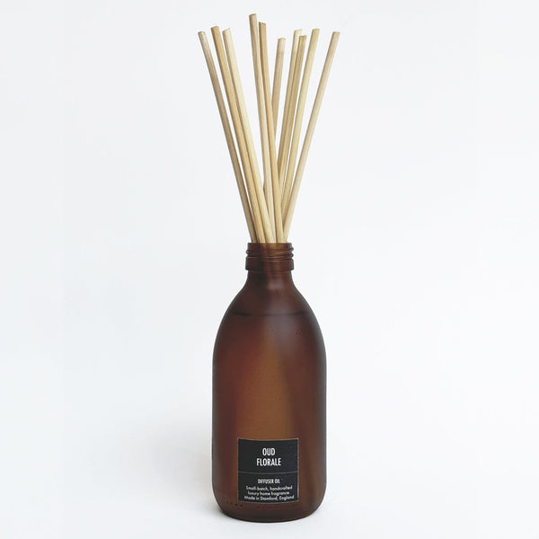 Oud Florale - Scented Reed Diffuser (Super-Long Lasting | Plant-based)