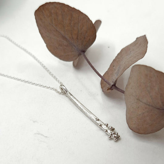 Silver Driftwood Necklace - Coastal Inspired