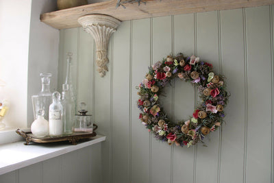 Lavender and Poppy Wreath