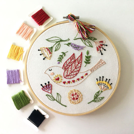 Folk Art Embroidery Kit
