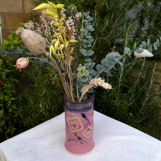 Stoneware Vase - Wild Berries