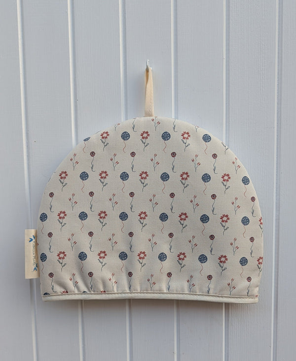 Organic Tea Cosy - Machair Bloom Multi (Small scale)