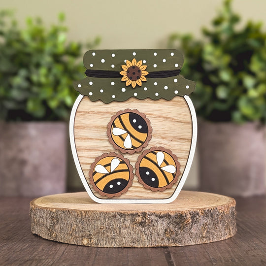 Bee cookies jar